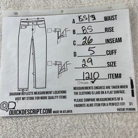 Gap Jeggings SIZE 29 Stretch Green Camo Low‎ Rise Skimmer Legging Pockets Denim - Picture 13 of 13